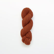 Load image into Gallery viewer, Marmalade DK yarn, madder root and cutch, dark orange, naturally dyed yarn, non-superwash, 260 yards, Merino/Rambouillet cross wool