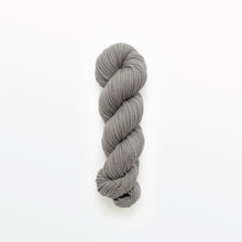 Load image into Gallery viewer, Narwhal DK yarn, acorns and iron, light gray, naturally dyed yarn, non-superwash, 260 yards, Merino/Rambouillet cross wool