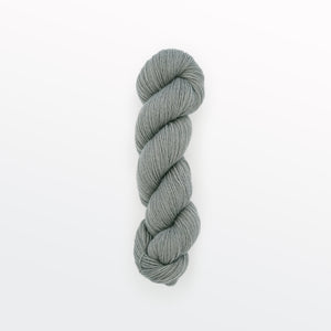 narwhal fingering yarn, acorns & iron, light gray, naturally dyed yarn, non-superwash, 218 yards, bluefaced leicester wool