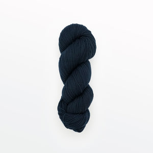 Denim DK yarn, logwood, dark blue, naturally dyed yarn, non-superwash, 260 yards, Merino/Rambouillet cross wool