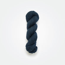 Load image into Gallery viewer, Light denim DK yarn, logwood, dark blue, naturally dyed yarn, non-superwash, 260 yards, Merino/Rambouillet cross wool
