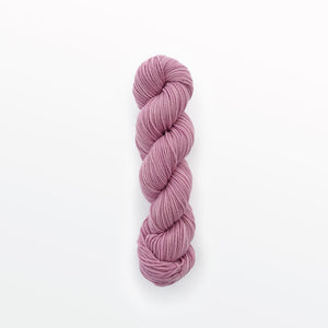 Lavender sport yarn, cochineal, pinkish mauve, naturally dyed yarn, non-superwash, 156 yards, Merino/Rambouillet cross wool