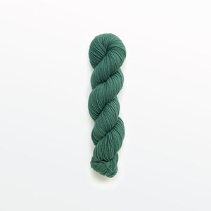 Peacock sport yarn, indigo & fustic wood, turquoise, naturally dyed yarn, non-superwash, 156 yards, Merino/Rambouillet cross wool