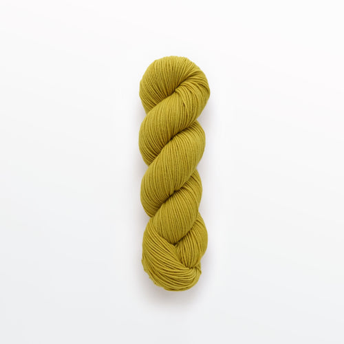 Pineapple sport yarn, orange osage, yellow, naturally dyed yarn, non-superwash, 312 yards, Merino/Rambouillet cross wool