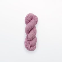 Load image into Gallery viewer, Lavender worsted yarn, cochineal, light pink, naturally dyed yarn, non-superwash, 240 yards, Merino/Rambouillet cross wool
