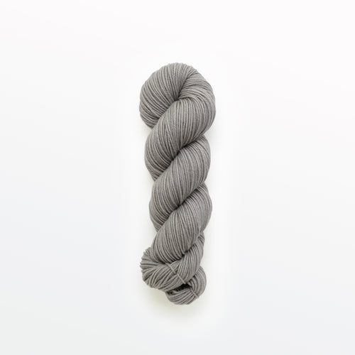 Narwhal DK yarn, acorns and iron, light gray, naturally dyed yarn, non-superwash, 260 yards, Merino/Rambouillet cross wool